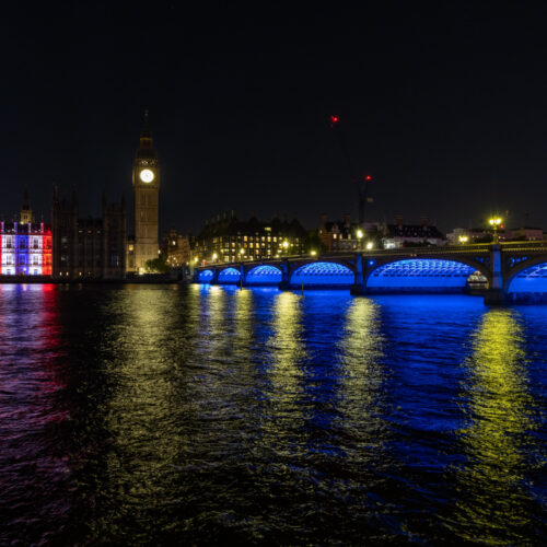 Illuminated River Marks VE Day