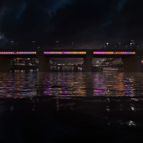 New Music for the Illuminated River Bridges: Cannon Street