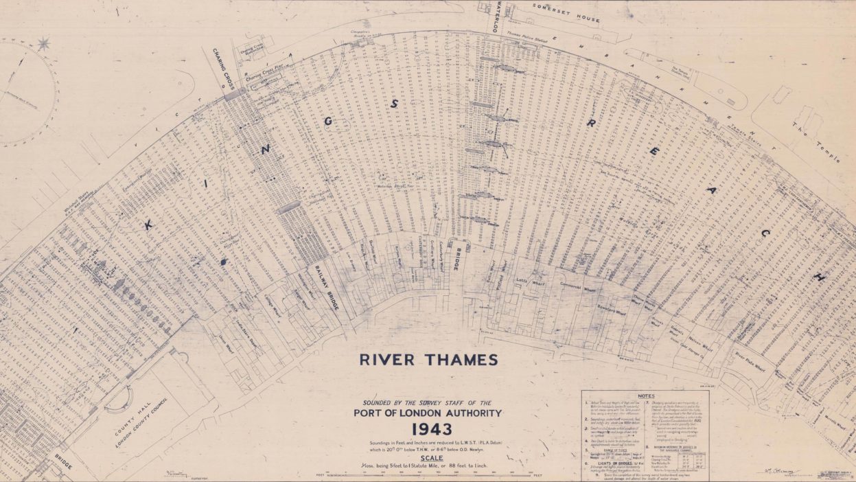 Map of the River Thames